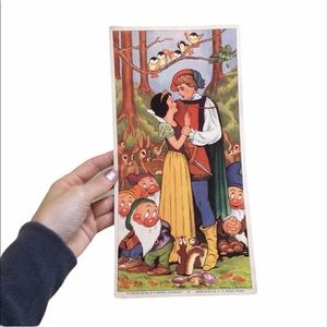 Vintage Disney Snow White French Advertisement